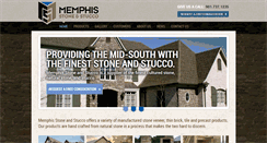 Desktop Screenshot of memphisstoneandstucco.com